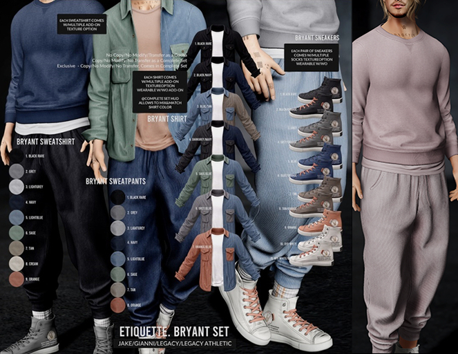 .etiquette. Bryant  Set // GIANNI