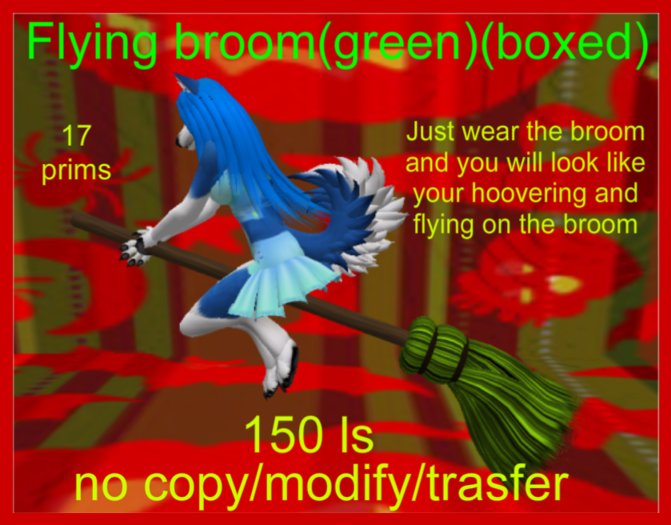 Flying broom(green)(boxed)