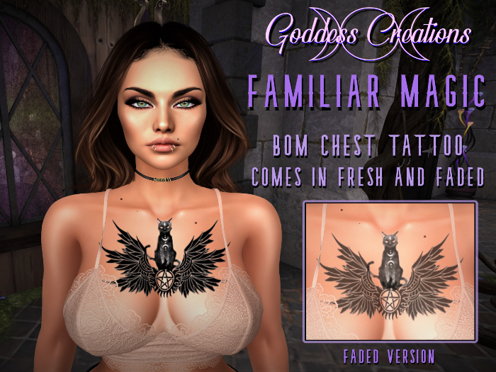 )O( GC: BOM Familiar Magic Chest Tattoo
