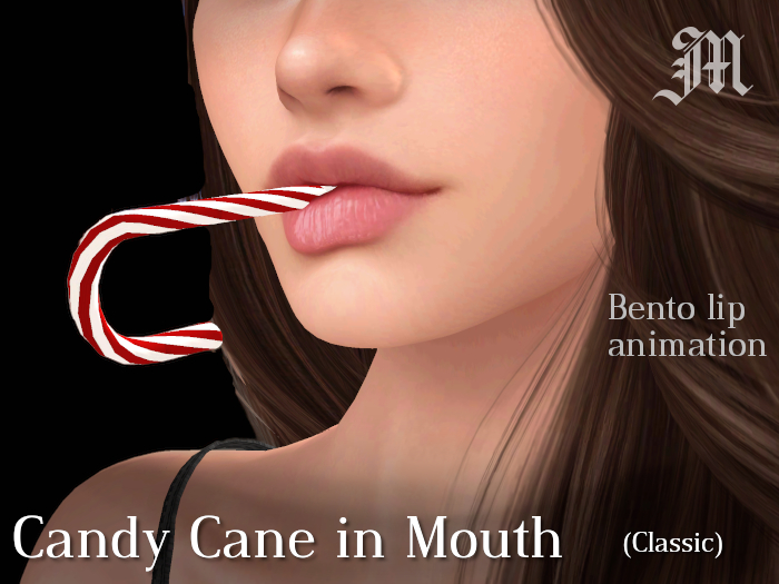 [M] Candy Cane in Mouth - Classic (Bento)