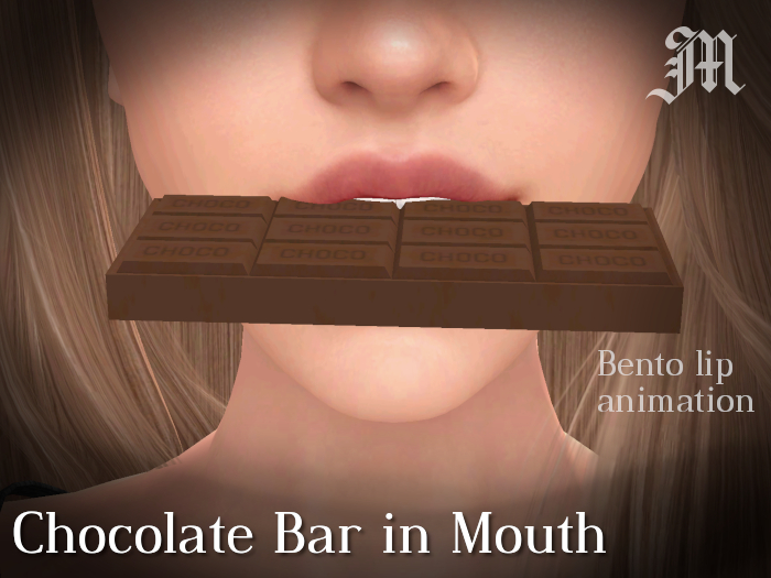 [M] Chocolate Bar in Mouth (Bento)