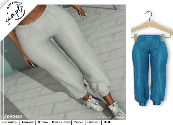 [simpleCUTE] Joggers - Blue //ADD ME//