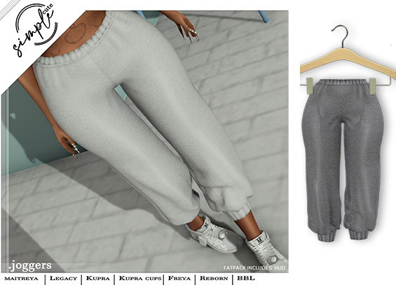 [simpleCUTE] Joggers -Grey  //ADD ME//