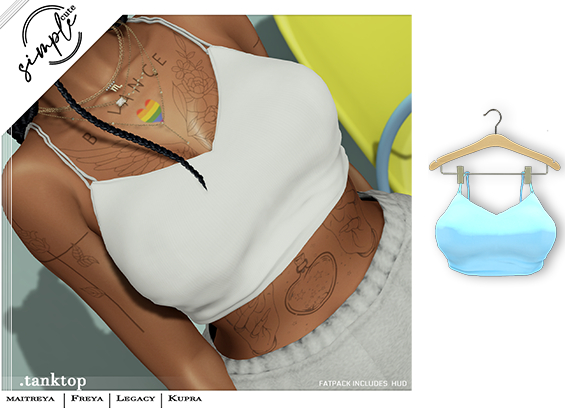 [simpleCUTE] Tanktop - Pastel Blue   //ADD ME//