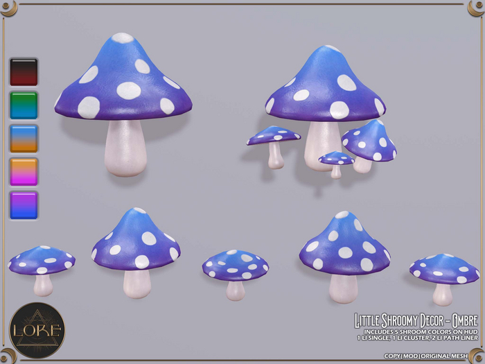 LORE Little Shroomy Decor [Fatpack]