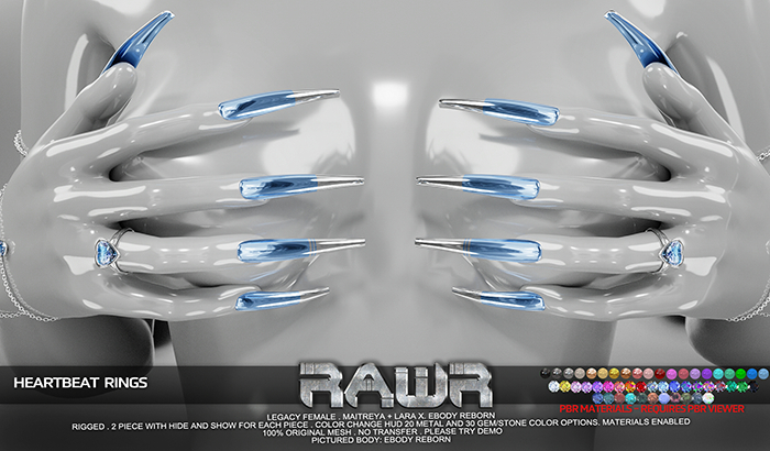 RAWR! Heartbeat Rings (add me)