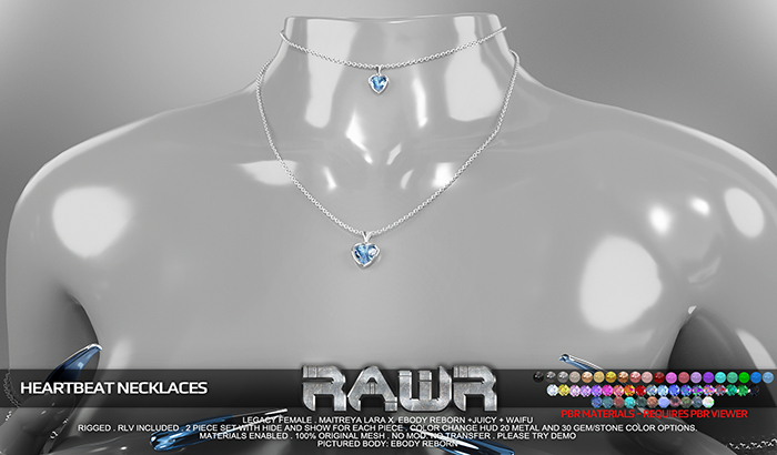 RAWR! Heartbeat Necklace DEMO (add me)