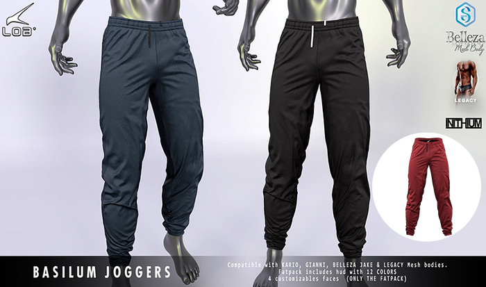 [LOB] BASILUM JOGGERS - RED