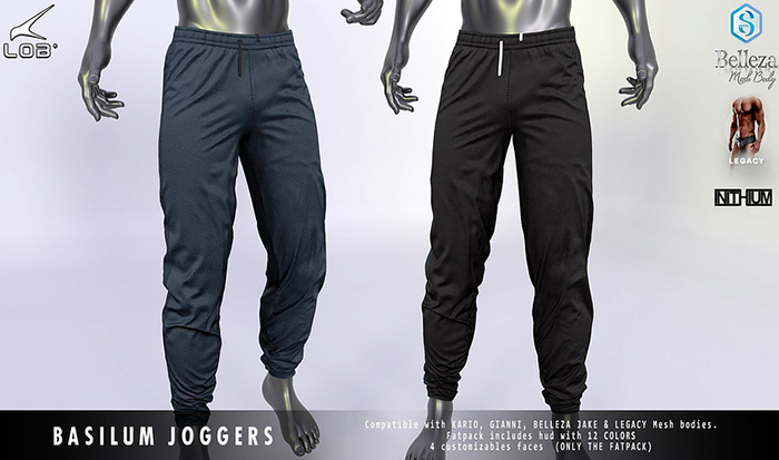 [LOB] BASILUM JOGGERS - FATPACK