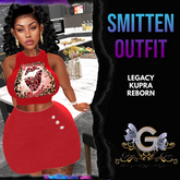 [MONTCLAIR] ~ SMITTEN OUTFIT GIMME SUGAR RED
