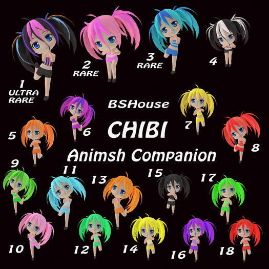 03-BSHouse CHIBI Animesh Companion- RARE