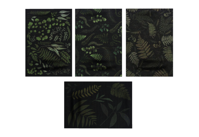Deco Soup Dark Botanicals Rug  