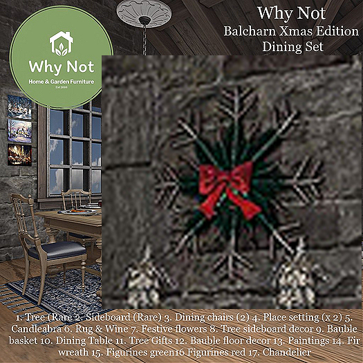 14 Why Not Balcharn Xmas Edition Fir Snowflake