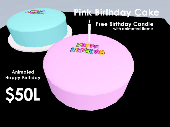 Birthday Cake Pink