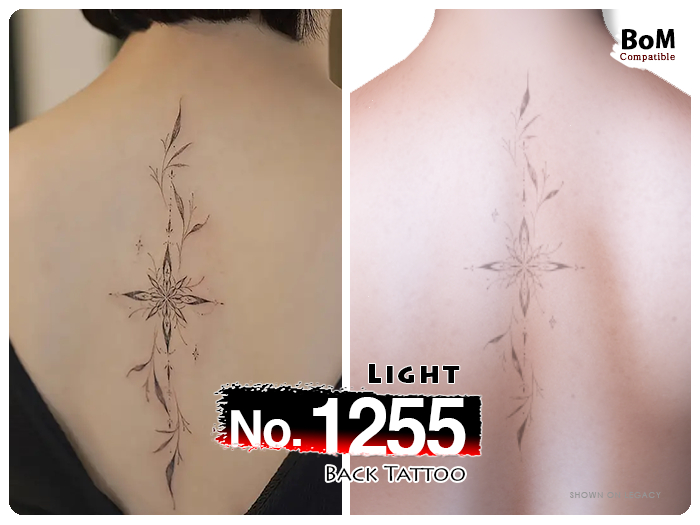 (Back Tattoo) No.1255 Light