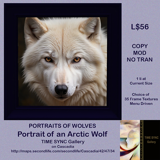 Portrait of an Arctic Wolf