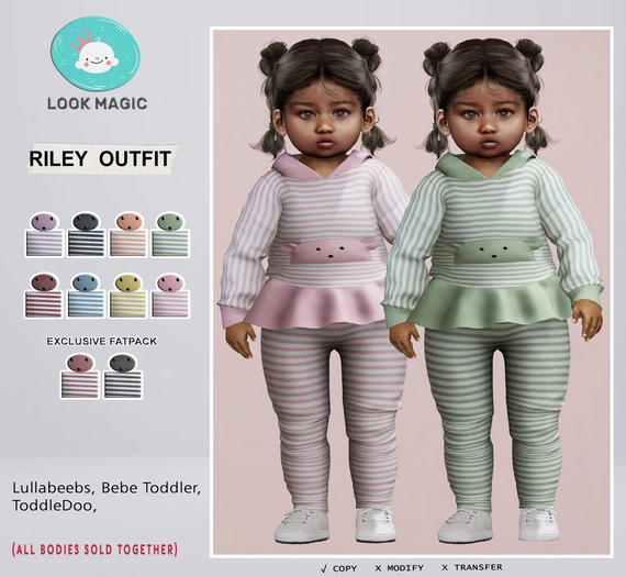 [LOOK MAGIC] Riley OUTFIT YELLOW_LB/TD/BB (add )