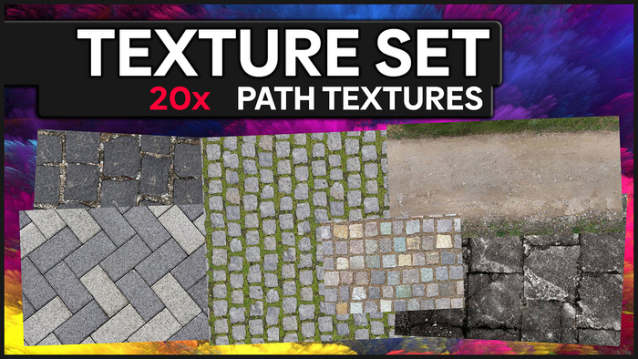 [MICHE] 20x PATH TEXTURES SET