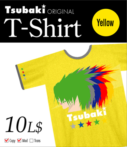 Tsubaki T-Shirt Tsubaki2(Y)
