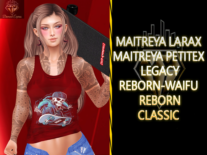 {DE} SkAtEr- Tank Top Red