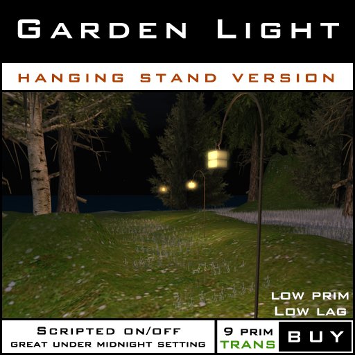 Garden Light Square Hanging 
