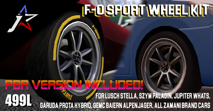 [JUSTAR] F-0 Sport Wheelkit