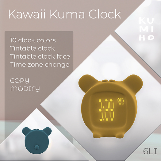 KUMIHO Kuma Clock