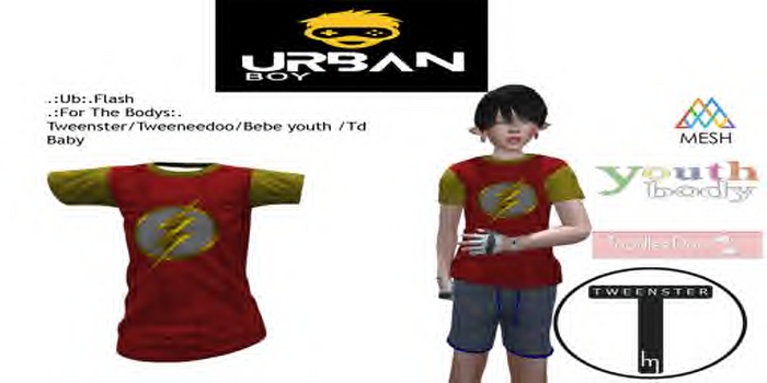 .:UB:. Flash  Shirt short
