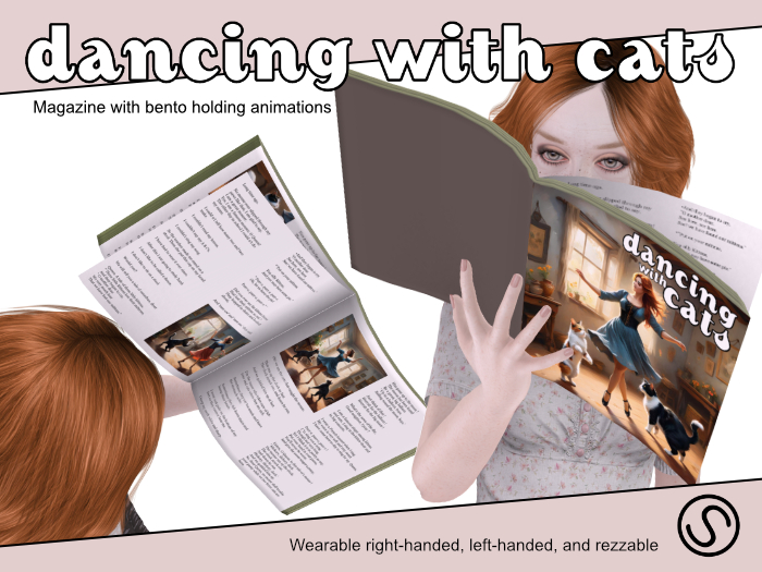 Dancing with Cats (wearable magazine with bento hold animations)