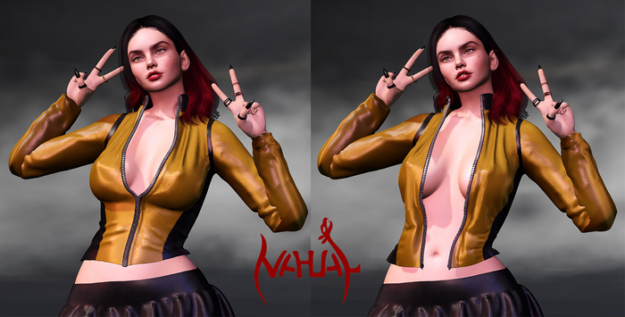 Nahual: Jacket Yellow/Black - LaraX