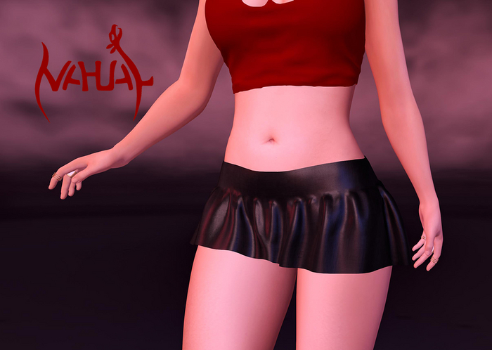 Nahual: Mini Skirt Black - LaraX