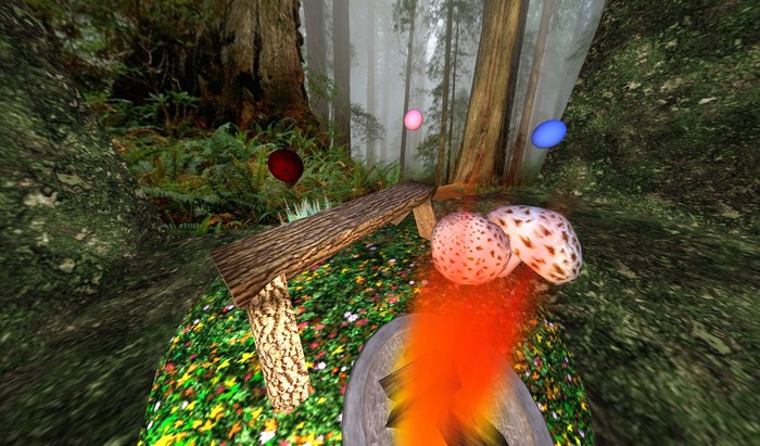 Forest enchanted log 3 spots