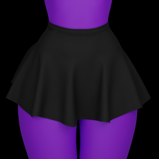Azukay Store - Zero Skirt Black