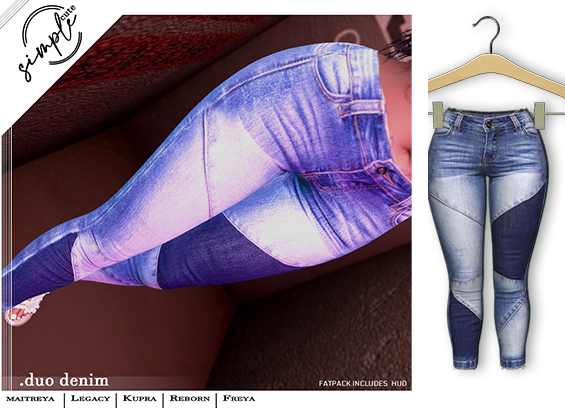 [simpleCUTE] Duo Denim -  Light  //ADD ME//