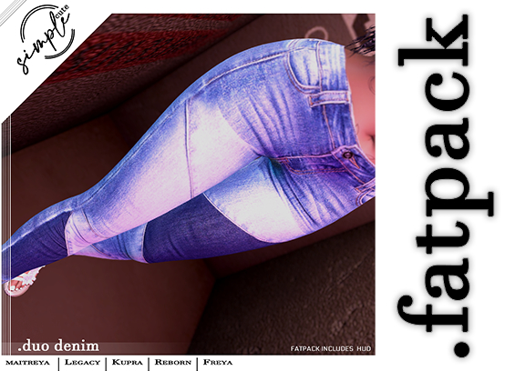 [simpleCUTE] Duo Denim -  Fatpack   //ADD ME//