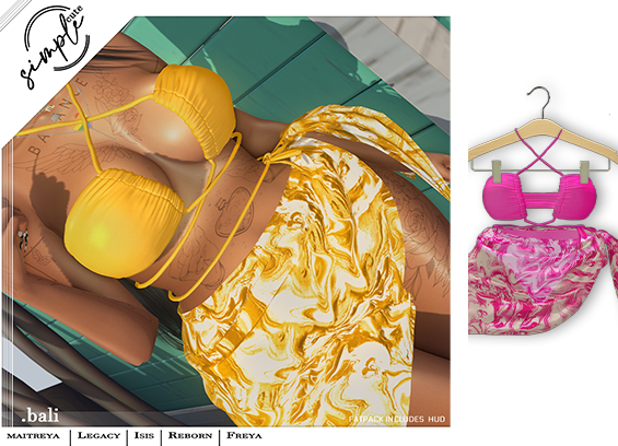 [simpleCUTE] Bali -Pink  //ADD ME//