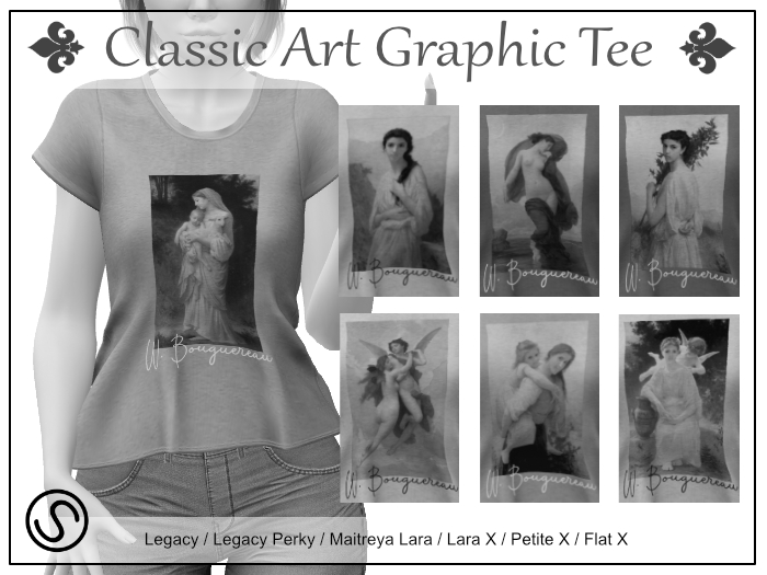 Graphic Tee - DEMO - Legacy / Perky / Maitreya / LaraX / PetiteX / FlatX