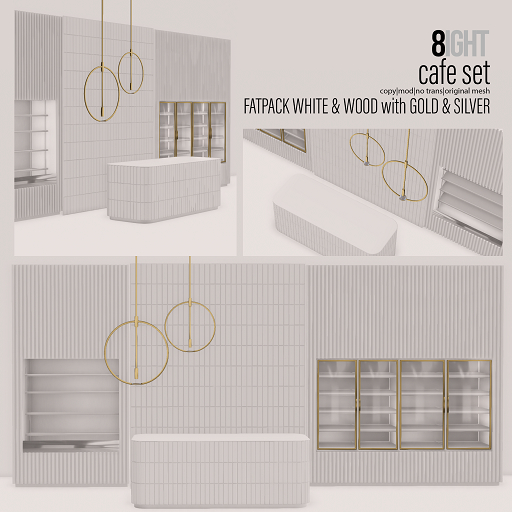 8 Cafe Set Fatpack - Wood