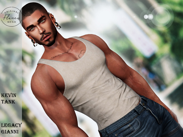 [Flaneur] Kevin Tank Beige  