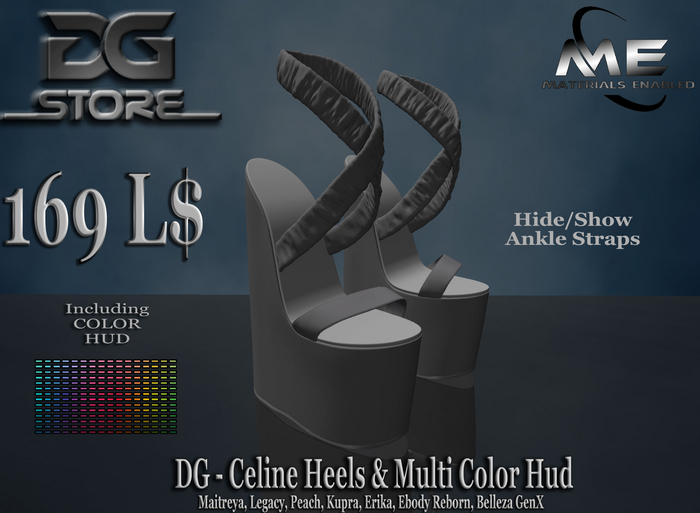 DG - Celine Heels & Multi Color Hud - DEMO - DEMO