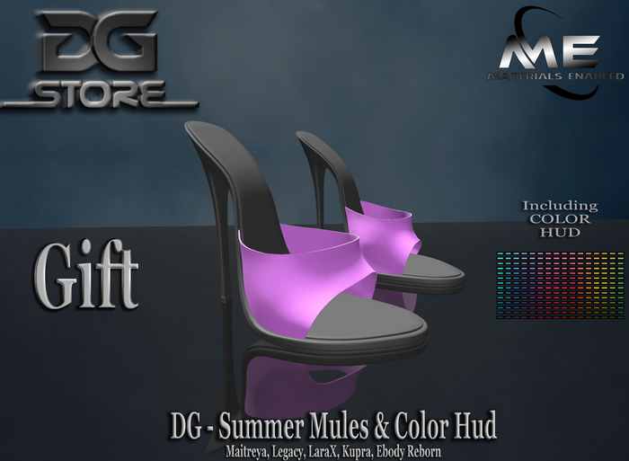 DG - Summer Mules & Color Hud - DEMO - DEMO