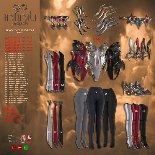 - INFINITI - Raving Peach - FREYA Set