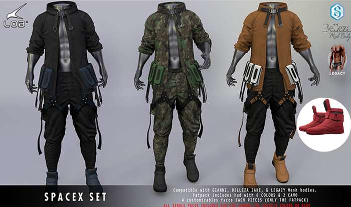 [LOB] SPACEX SHOES - RED