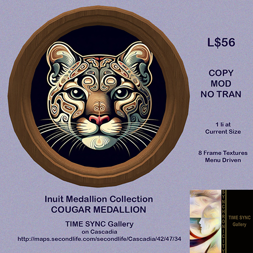 Inuit Cougar Medallion
