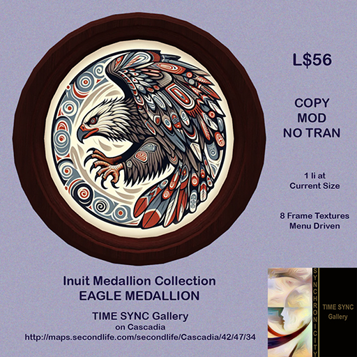 Inuit Eagle Medallion