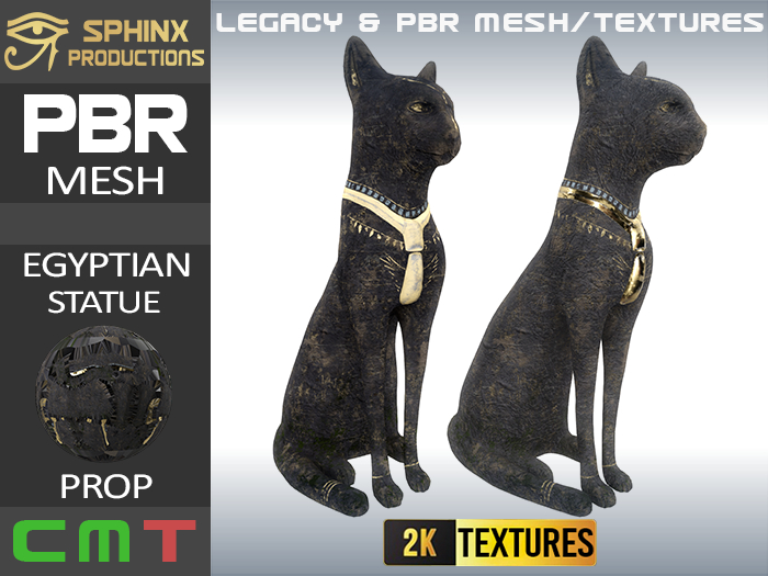 PBR STATUE - BASTET CAT 16