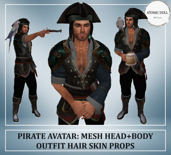 Male Pirate Avatar