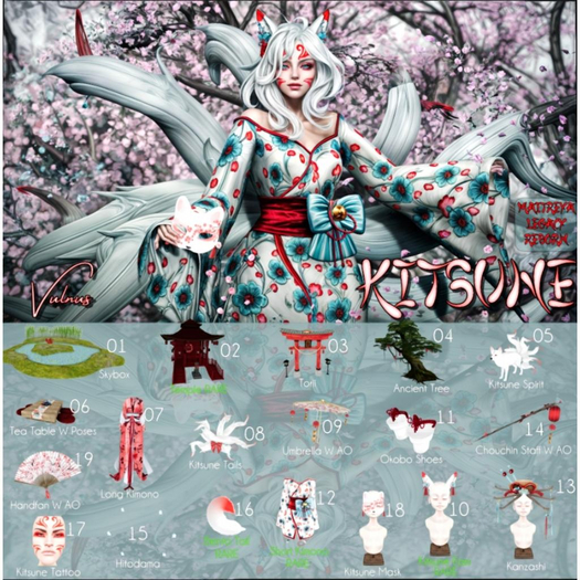 Vulnus - Kitsune skybox+deco set