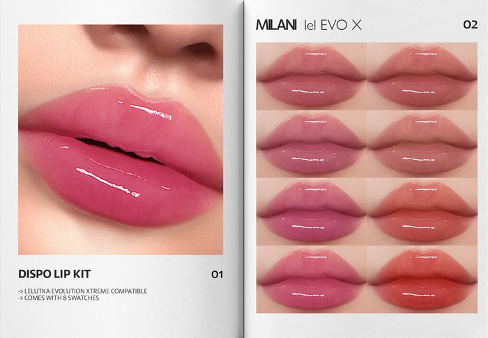 MILANI - "DISPO" LIP KIT / FATPACK