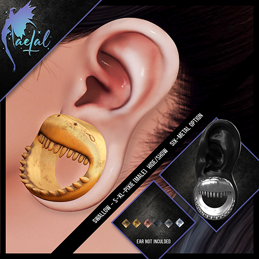 FaeTal - Ear 39 -Swallow S,XL & Pixie Male